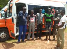 Missionland gives away an ambulance to the Ouagadugou hospital in Burkina Faso