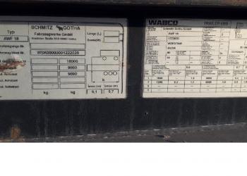 Rimorchio Schmitz AWL 18 , porta casse / container