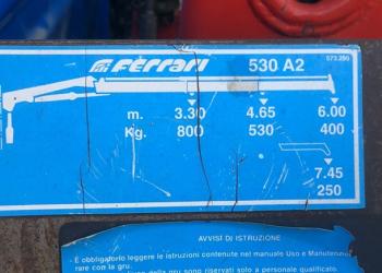 FURGONE IVECO DAILY 35C9A RIBALTABILE TRILATERALE CON GRU