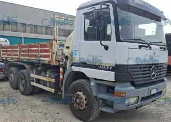 MERCEDES BENZ ACTROS 1831 K, BONFIGLIOLI 15,000 L 3-EXTENSION CRANE