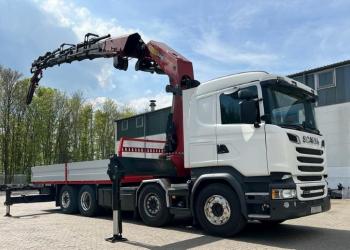 Scania R 520 , con gru' Palfinger 85000, euro 6