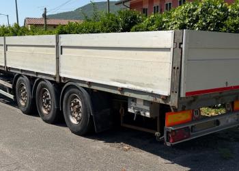 SEMIRIMORCHIO VIBERTI 125 PS LUNGH. 12,50 CON SPONDE