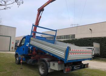 FURGONE IVECO DAILY 35C9A RIBALTABILE TRILATERALE CON GRU