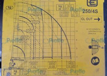 MAN TGS 26.400 PIANALE CON GRU EFFER