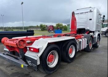 SCANIA R490 8X4 SCARRABILE CON GANCIO, ANNO 2014