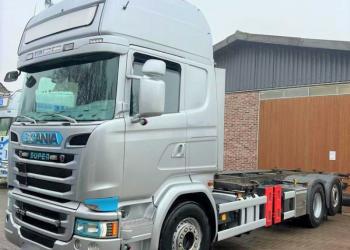 Scania R730 portacasse euro 6, anno 2014