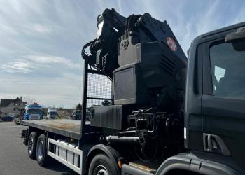 SCANIA P360 8X2 CON GRU PM85, ANNO 2011