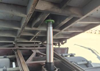MERCEDES 814 RIBALTABILE TRILATERALE CON GRU EFFER 4000, 2 SFILI + JIB 1 SFILI