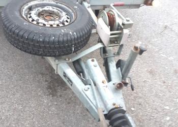 RIMORCHIO ELLEBI 2 ASSI, PATENTE B, 1500 KG PORTATA , con verricello