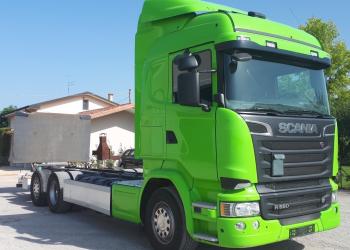 Scania R580 telaio, anno 2016, euro 6