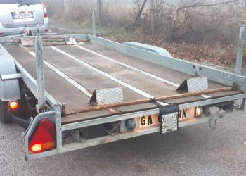 RIMORCHIO ELLEBI 2 ASSI, PATENTE B, 1500 KG PORTATA , con verricello