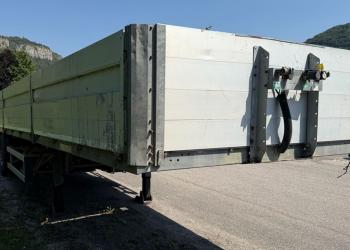 SEMIRIMORCHIO VIBERTI 125 PS LUNGH. 12,50 CON SPONDE