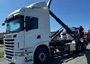 SCANIA R480 ANNO 2012, SCARRABILE CON GANCIO