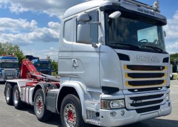 SCANIA R490 8X4 HOOKABLE WITH HOOK, YEAR 2014