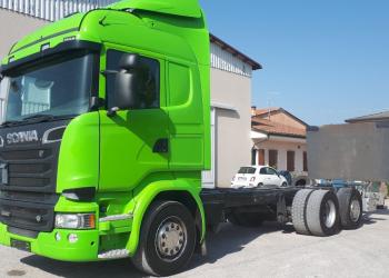 Scania R580 telaio, anno 2016, euro 6