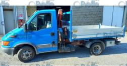 IVECO DAILY 35C9A VAN THREE-WAY TIPPERS WITH CRANE