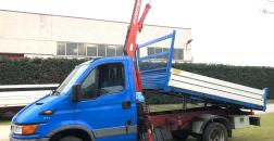 IVECO DAILY 35C9A VAN THREE-WAY TIPPERS WITH CRANE