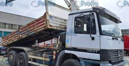 MERCEDES BENZ ACTROS 1831 K,  GRU BONFIGLIOLI 15.000 L 3 SFILI