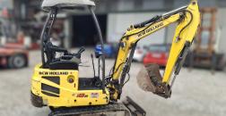 MINI ESCAVATORE NEW HOLLAND E18B 16QL, ANNO 2012