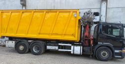 SCANIA P 420, SCARRABILE + CARICATORE CON POLIPO GIREVOLE
